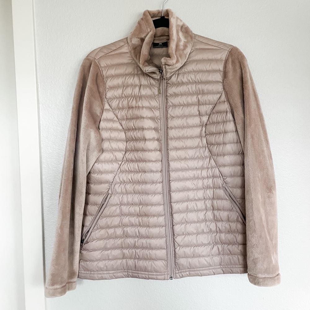 Super soft and light pink down jacket